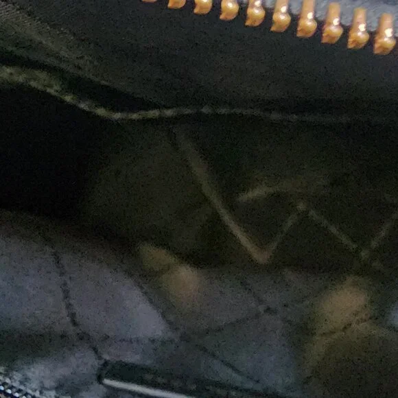 Michael Kors Emmy Dome Black Saffiano Leather Large Satchel w/ Rose Gold Tone - Picture 11 of 11